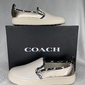 Coach Slip-on Leather Sneaker